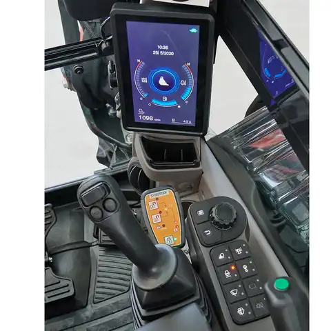 HUTTER Kubota U56, Raupenbagger mittlere Gewichtsklasse, mit Löffel, 5.5 Tonnen Gewicht, Motorleistung 47.6 PS, Kurzheck, geringe Geräuschemission, mit Trackingsystem, LED-Beleuchtung, grosse Glasflächen, Rückfahrkamera, beide Joysticks mit Proportionalsteuerung, farbiger LCD-Bildschirm