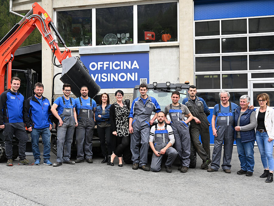 Das Team von Officina Visinoni 