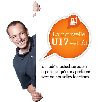 La nouvelle HUTTER Kubota U17 est là!